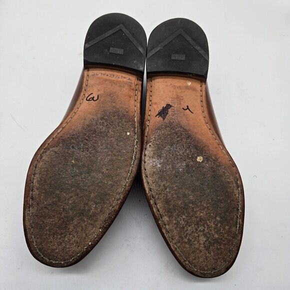 Allen Edmonds Woodstock Mens Size 10 D Brown Leather Kiltie Dress Loafers Shoes
